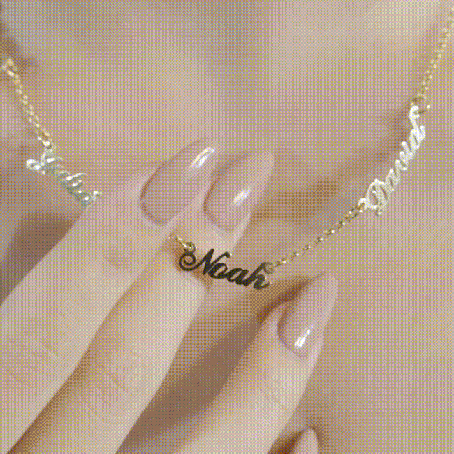 Multiple Name Necklace